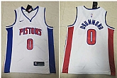Pistons 0 Andre Drummond White Nike Swingman Jersey,baseball caps,new era cap wholesale,wholesale hats